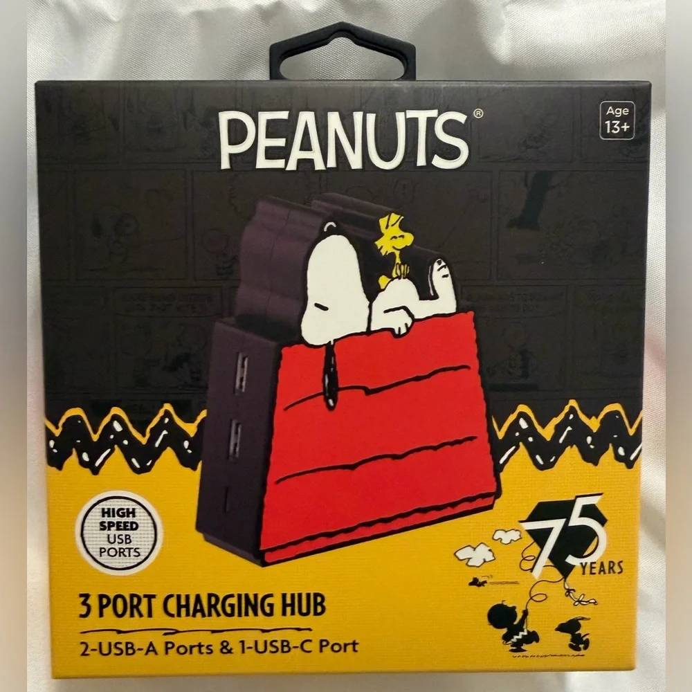 Peanuts 3 port High Speed Charging Hub
